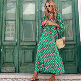 Bellona | Langes Boho-Kleid