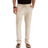 Pantalon en Coton-Lin
