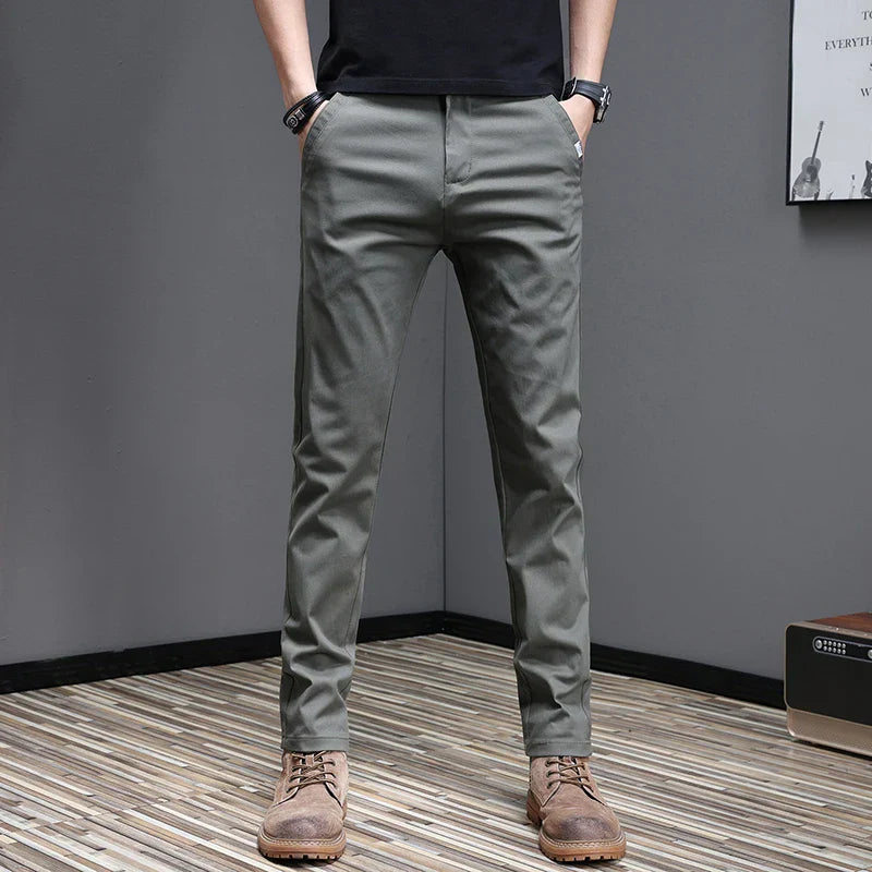 Pantalons en Coton Décontractés