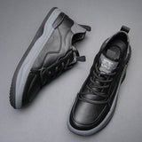 Chaussures en Cuir à Semelle Élevée