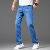 Jeans en Denim Droit Décontractés