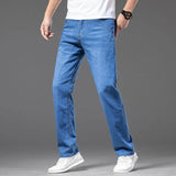 Lässige Gerade Denim Jeans