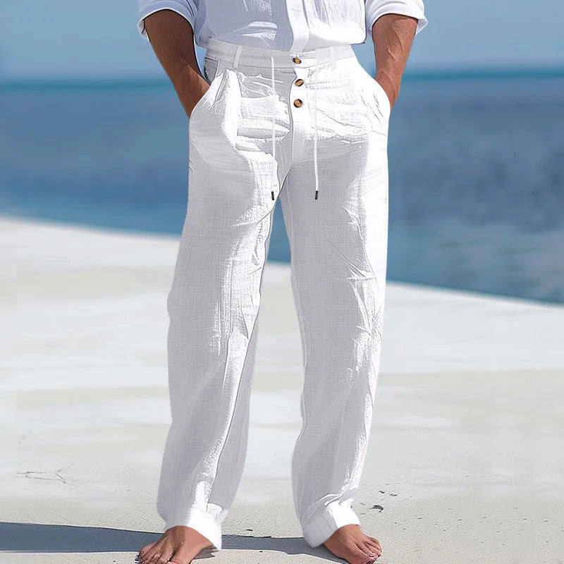 Pantalons d'Été en Lin