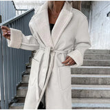 mit Taschen Lederjacke