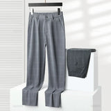Pantalon Élastique à Carreaux