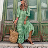 Bellona | Langes Boho-Kleid