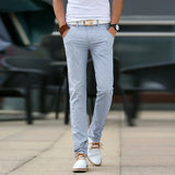 Pantalons en Lin Slim Fit