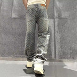 Denim-Jacquard-Jeans