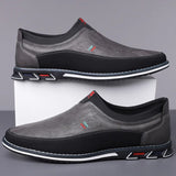 Chaussures de Bureau en Cuir Slip-On