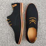 Chaussures de Bureau en Suède Oxford