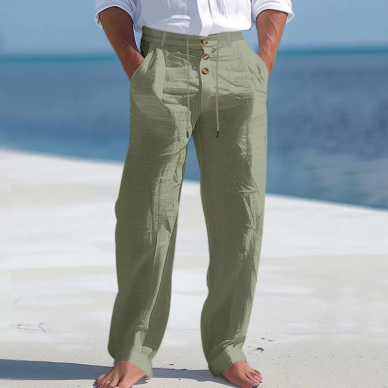 Pantalons d'Été en Lin