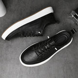 Baskets en Cuir Chic