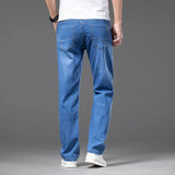 Jeans en Denim Droit Décontractés