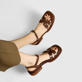 Deliane - Elegante Flache Sandalen