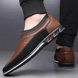 Chaussures de Bureau en Cuir Slip-On