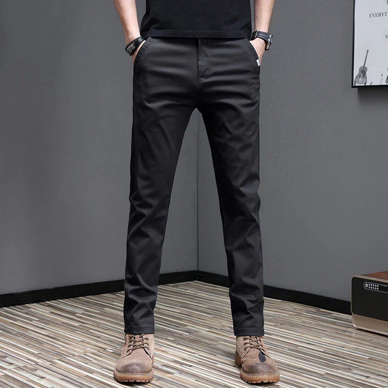 Pantalons en Coton Décontractés
