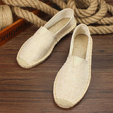 Lässige Segeltuch-Espadrilles