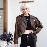 Drune | Kurze Lederjacke Damen