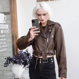 Drune | Kurze Lederjacke Damen
