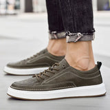 Baskets en Cuir Chic