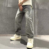 Denim-Jacquard-Jeans