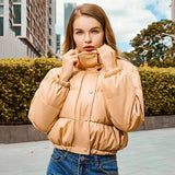 Drune | Gepolsterte Lederjacke für Damen