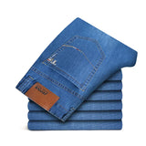 Lässige Gerade Denim Jeans