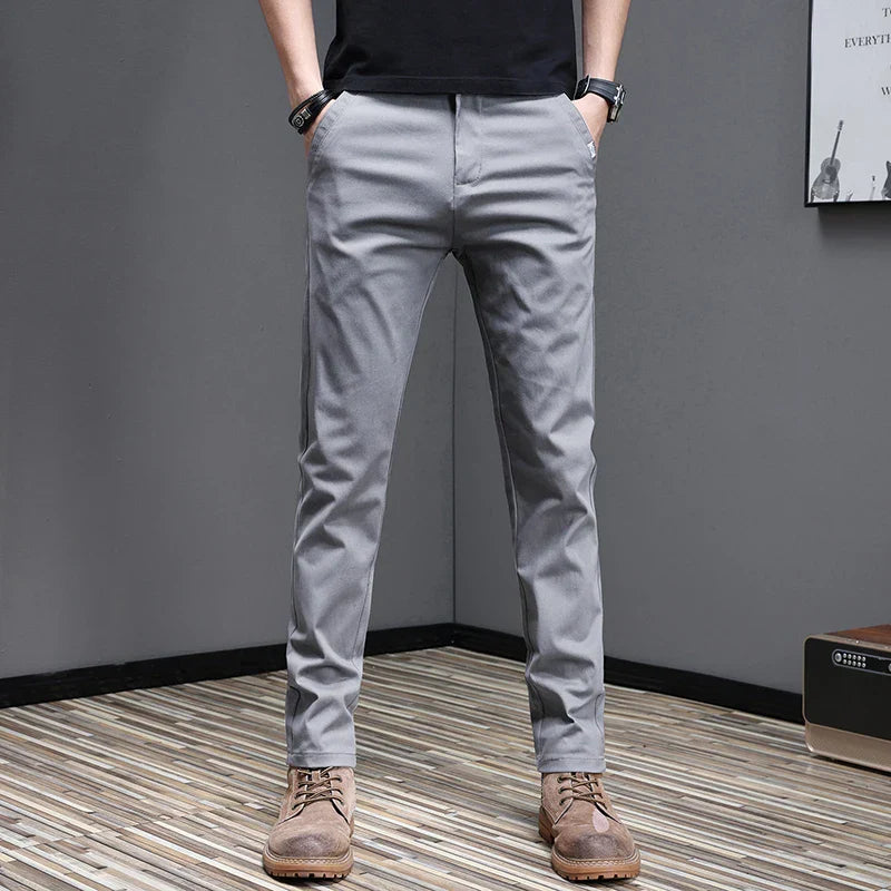 Pantalons en Coton Décontractés