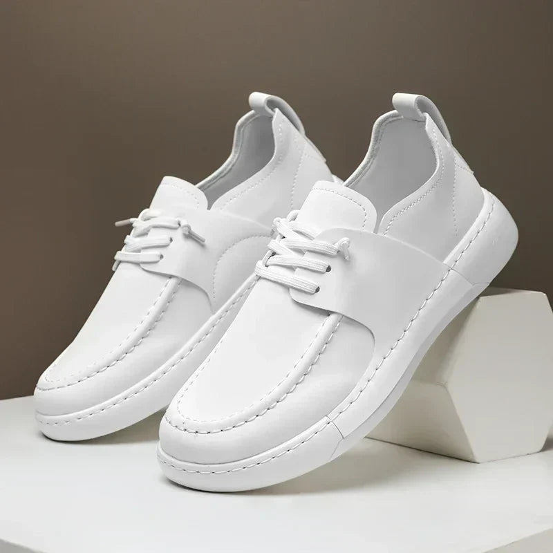 Baskets en Cuir Italiennes Classiques