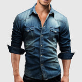 Chemise - Vorderseite mit strukturierten Knöpfen