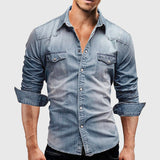 Chemise - Vorderseite mit strukturierten Knöpfen