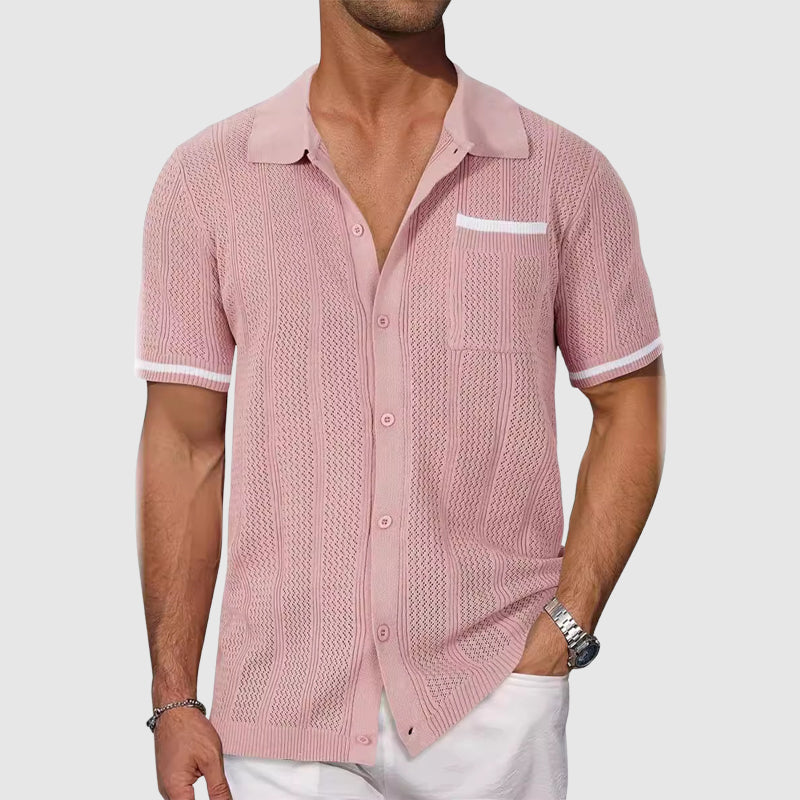 Chemise - Col Camp Contrasté