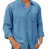 Hemd - Denim-Mix Langarm