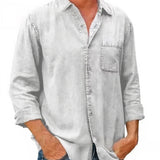 Hemd - Denim-Mix Langarm