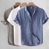 Hemd - Leichter Mélange Relaxed Fit