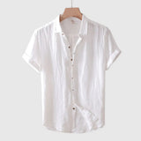Hemd - Leichter Mélange Relaxed Fit