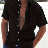 Chemise - Mélange Léger à Manches Courtes