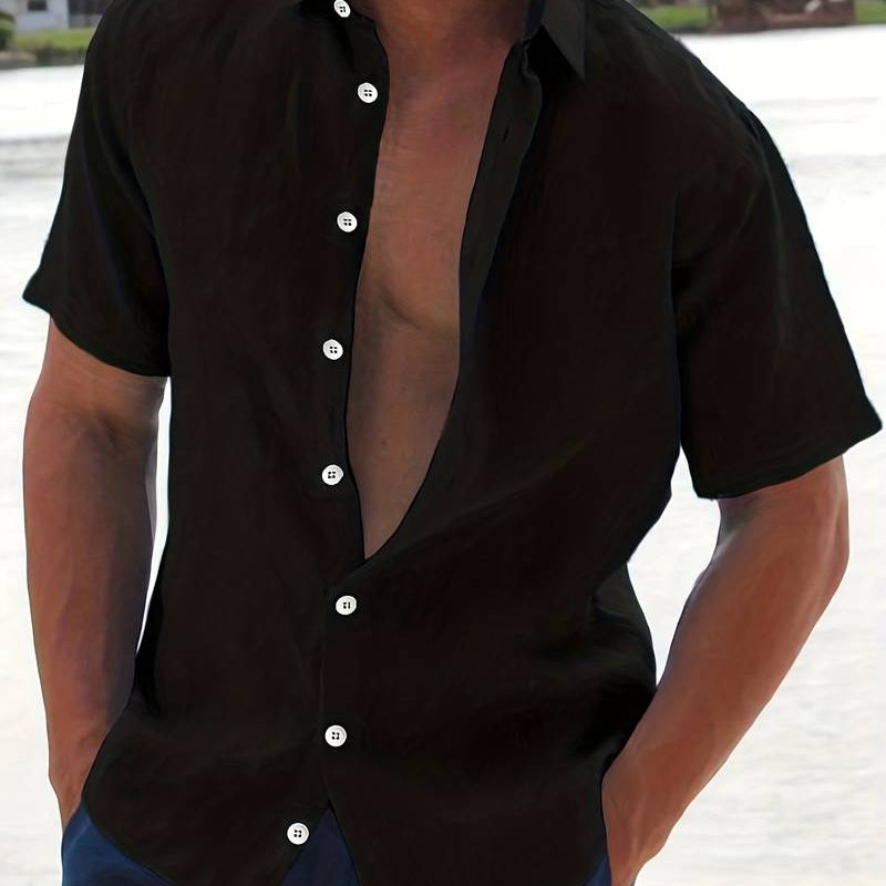 Chemise - Mélange Léger à Manches Courtes