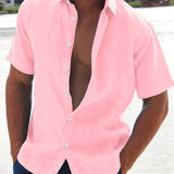 Chemise - Mélange Léger à Manches Courtes