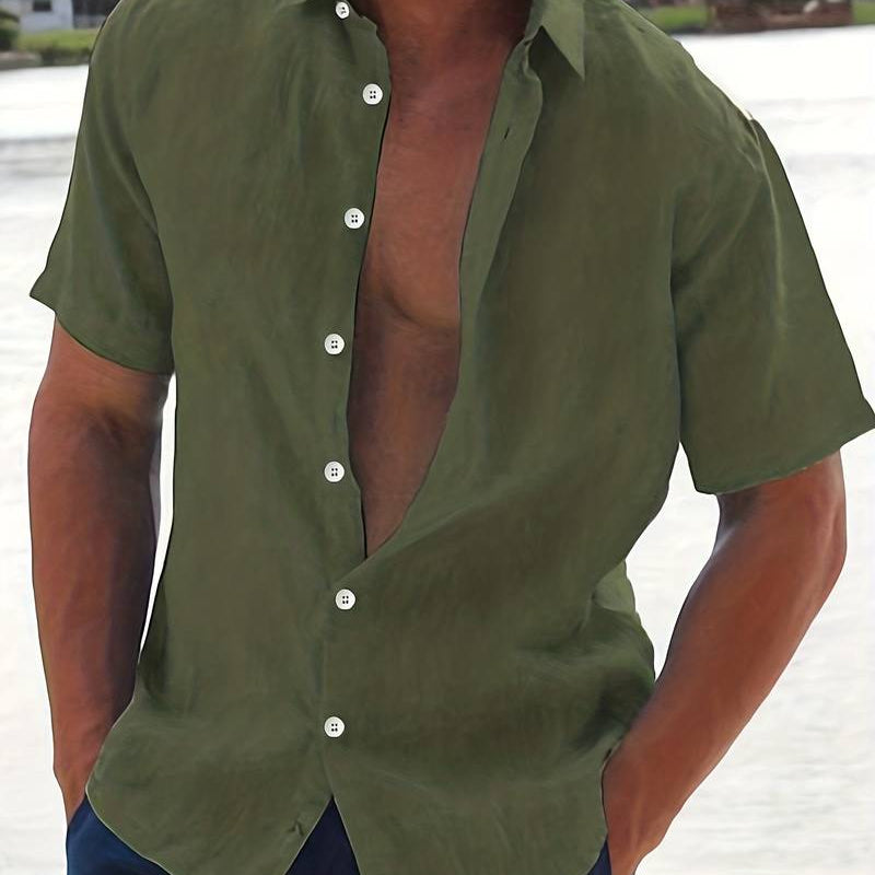 Chemise - Mélange Léger à Manches Courtes