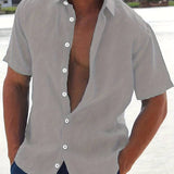 Chemise - Mélange Léger à Manches Courtes