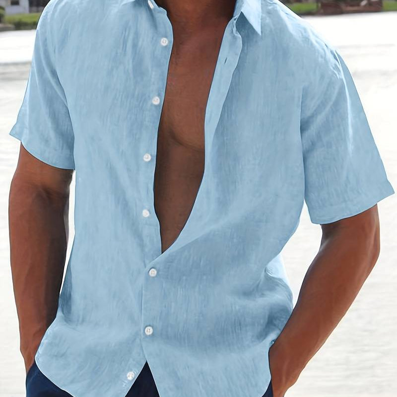 Chemise - Mélange Léger à Manches Courtes