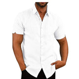 Chemise - Mélange Léger à Manches Courtes