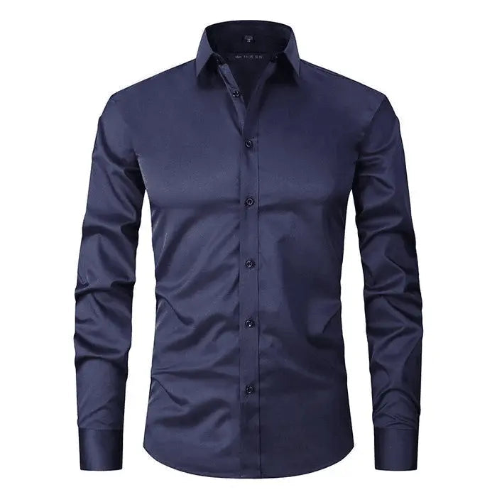 Chemise - Mélange Polyester Sans Rides
