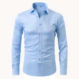Chemise - Mélange Polyester Sans Rides
