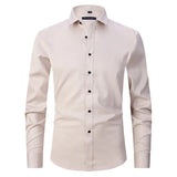 Chemise - Mélange Polyester Sans Rides