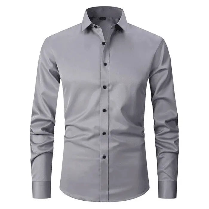 Chemise - Mélange Polyester Sans Rides