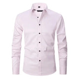 Chemise - Mélange Polyester Sans Rides