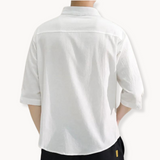 Elegante Mandarin-Kragen Hemd