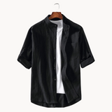Elegante Mandarin-Kragen Hemd